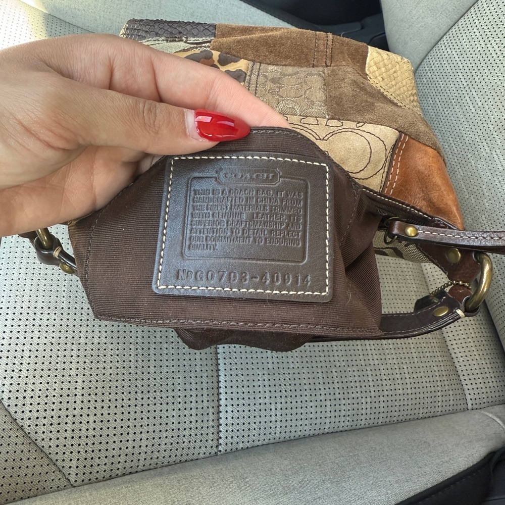 Coach Leopard Patchwork Mini Bag - image 4